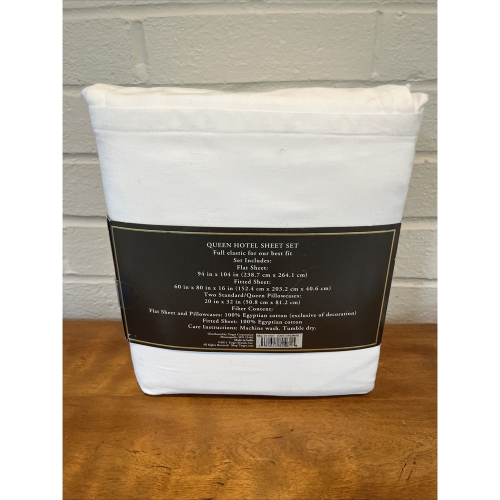 NEW Fieldcrest Luxury 400 Thread Count Egyptian 100% Cotton Sheet Set Queen